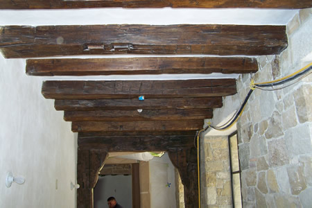 European Reclaimed antique wood beams